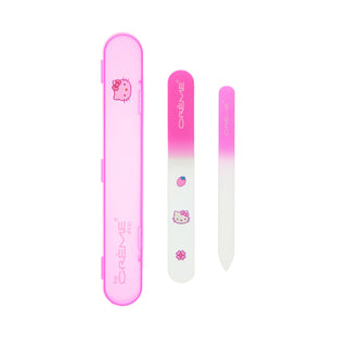 The Crème Shop x Hello Kitty Premium Glass Nail File Set (Pink)