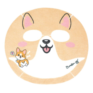 The Creme Shop Animal Sheet Mask, Korean, Hydrating, Collagen, Vitamin C, Anti-Aging - Pack of 3 (Bunny)