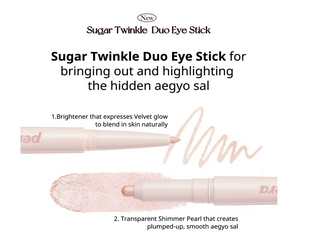 PERIPERA SUGAR TWINKLE DUO EYE STICK 006 SHEER BLURRING (NIGHT PERI)