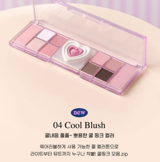 PERIPERA ALL TAKE MOOD LIKE PALETTE 04 COOL BLUSH (NIGHT PERI)